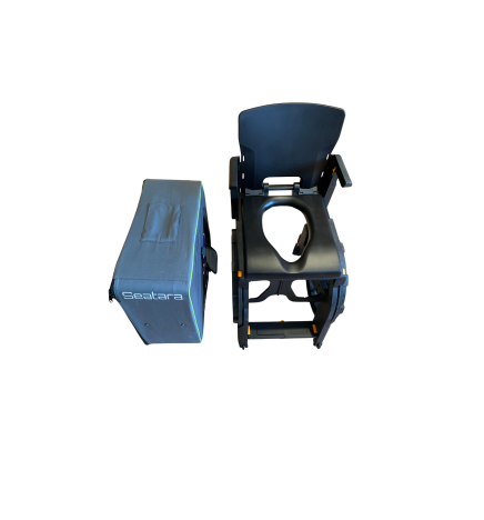 WheelAble ambrée et son sac de transport.