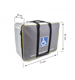 Dimension sac de transport fauteuil Bathmobile 4 roues 