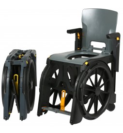 Fauteuil d'aisance pliant toilettes et douches WheelAble  