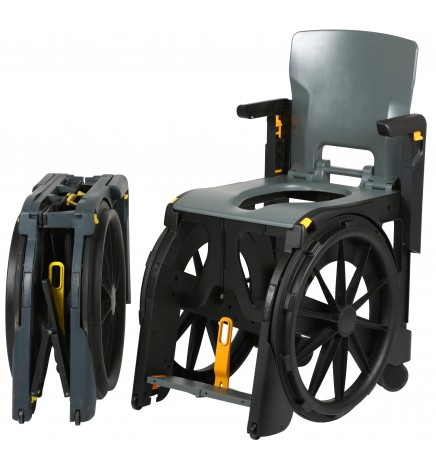 Fauteuil d'aisance pliant toilettes et douches WheelAble  